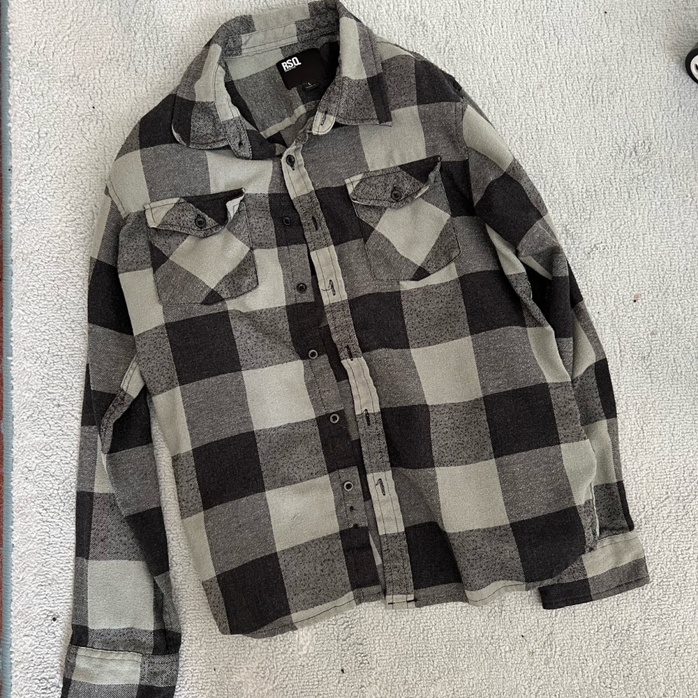 RSQ Flannel. Size Large youth.